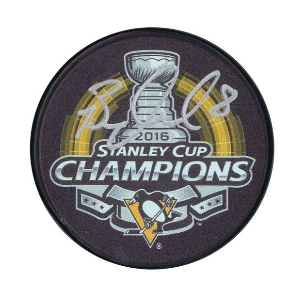 Brian Dumoulin Signed Puck Pittsburgh Penguins 2016 Stanley Cup Champions