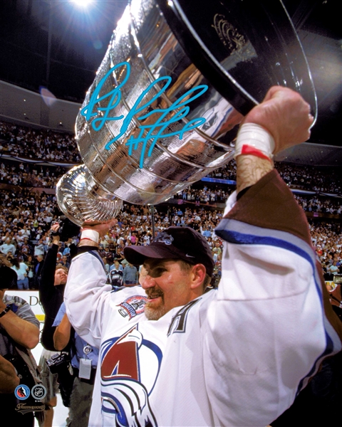 Ray Bourque Signed 8x10 Unframed Avalanche Stanley Cup