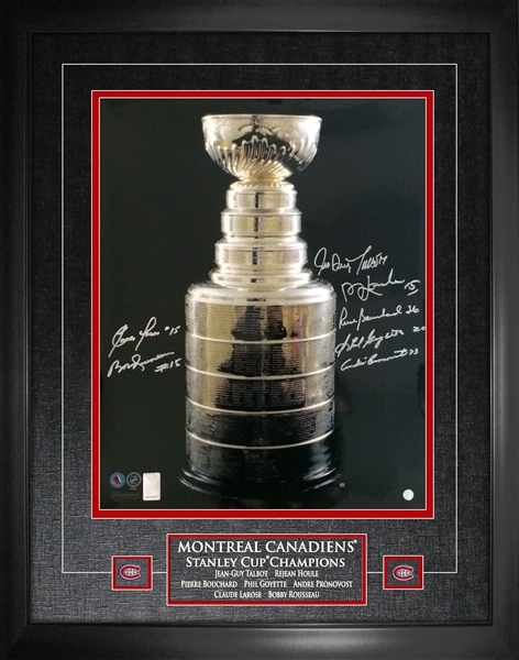 Montreal Canadiens Multi-signed 16x20" Stanley Cup