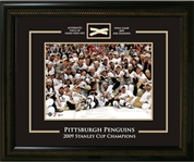 Pittsburgh Penguins 8x10" Photo Piece of Net 2009 Stanley Cup