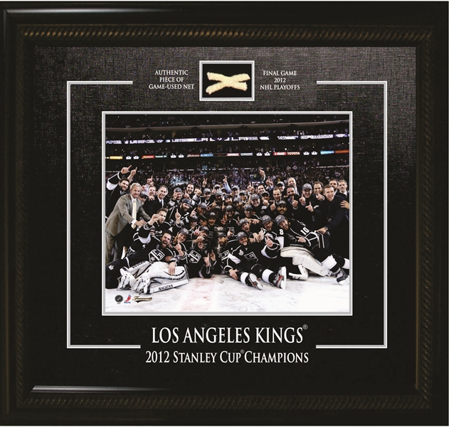 Los Angeles Kings 8x10" Photo Etched Mat with 2012 Stanley Cup Net