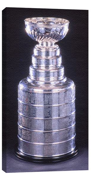 Stanley Cup Unsigned 14x28" NHL Decor Canvas