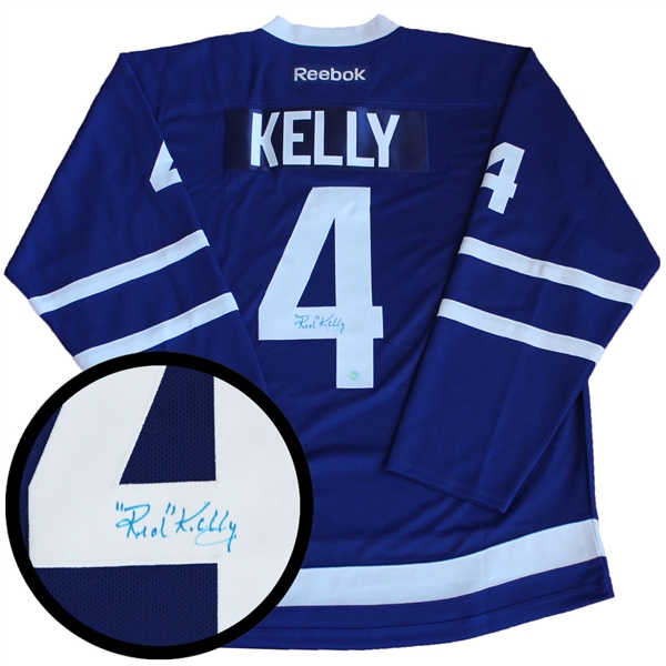 Red Kelly, Signed Jersey Leafs Blue Replica 2016-2017 Reebok