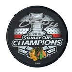 Patrick Kane Signed Puck Blackhawks 2015 Stanley Cup Champions