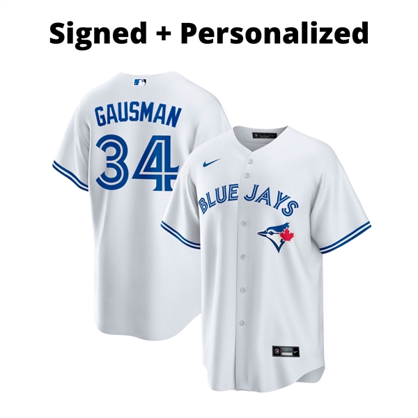 Kevin Gausman Signed and Personalized Toronto Blue Jays Nike Replica Jersey