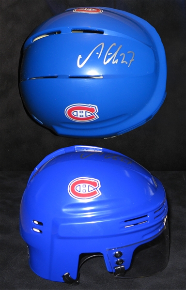 Alex Galchenyuk Signed Mini Helmet Canadiens