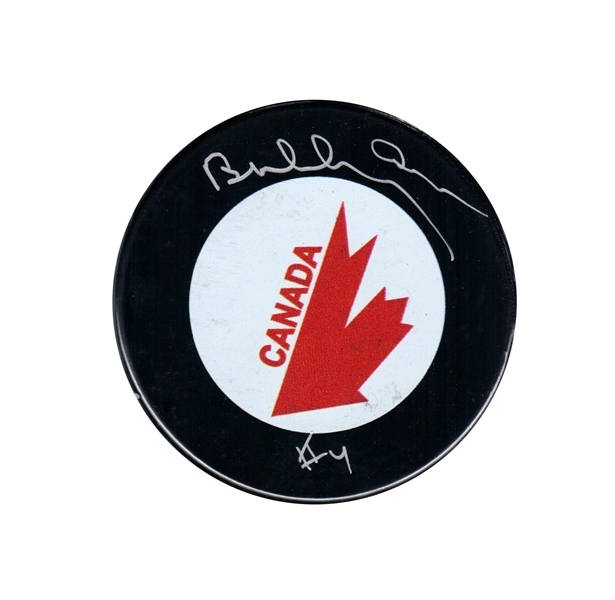 Bobby Orr, Signed Puck 1976 Canada Cup Logo