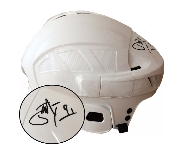 John Tavares Autographed Toronto Maple Leafs CCM Helmet