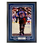 Wayne Gretzky Autographed Framed 16x20” Stepping onto the Ice Photo