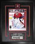 Carey Price, Signed 8x10 Etched Mat Canadiens Action