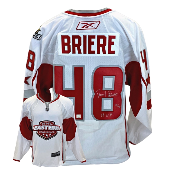 Daniel Briere Signed 2007 Eastern Conference Pro Jersey Insc "MVP" LE 48/48