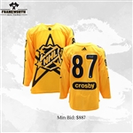 Sidney Crosby Signed Jersey Yellow 2024 NHL All Star Adidas (Limited Edition of 87)