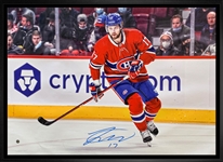 Josh Anderson Montreal Canadiens Signed Framed 20x29 Action Canvas