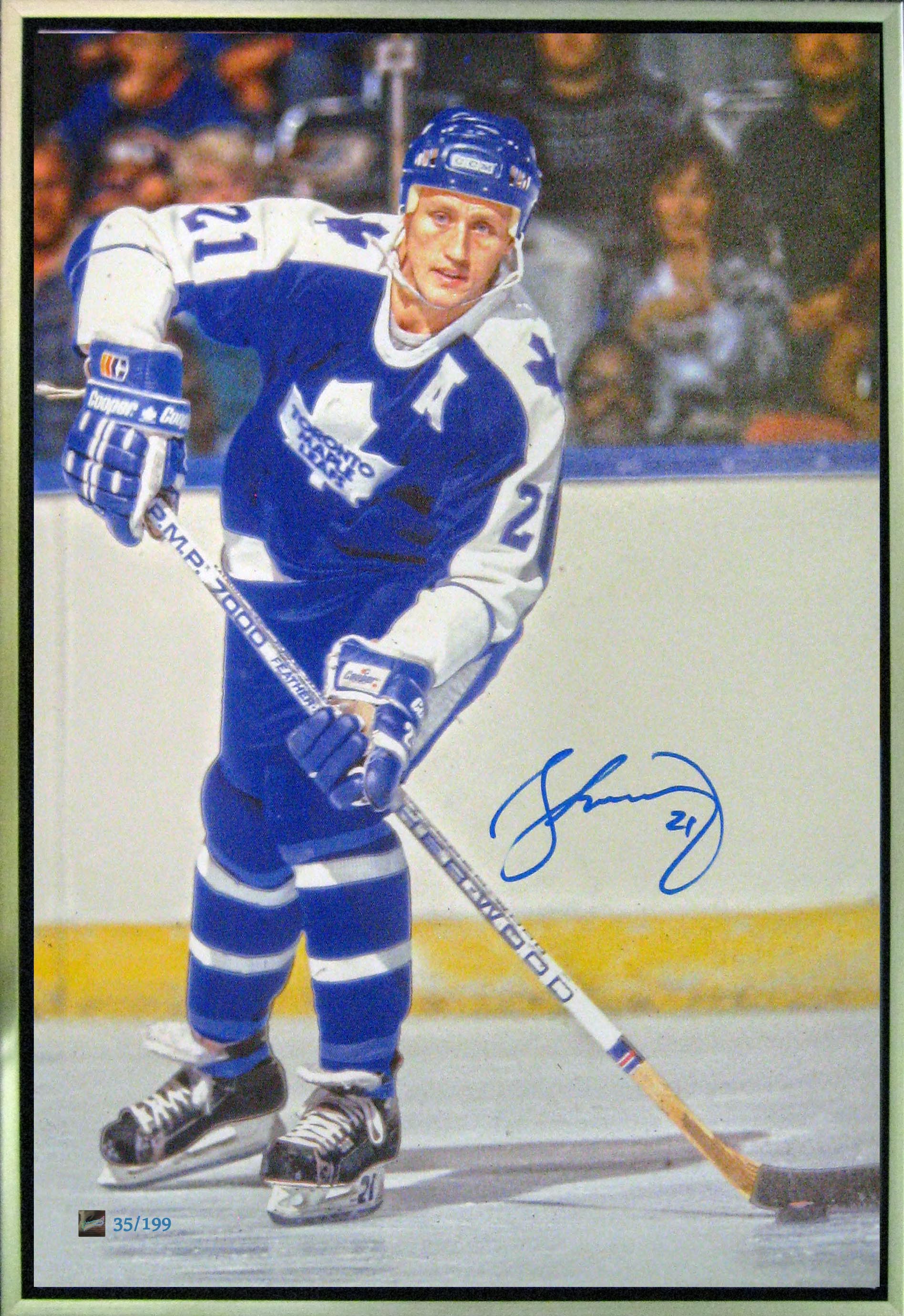 Lot Detail - Borje Salming Autographed Maple Leafs Jersey