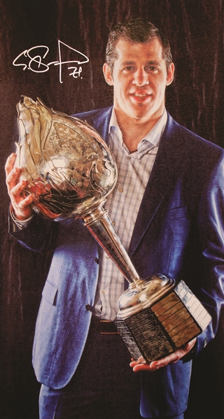 Evgeni Malkin - Signed 14x28 Canvas Hart Trophy Winner