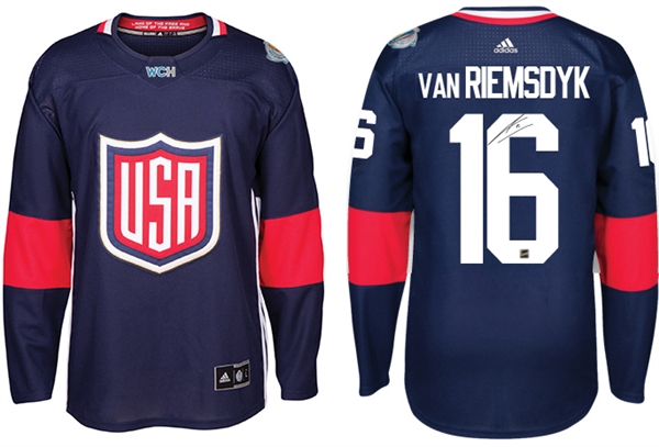 James Van Riemsdyk - Signed Team USA 2016 World Cup Jersey