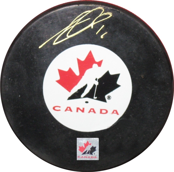 Jonathan Toews - Signed Team Canada Autograph Series Puck