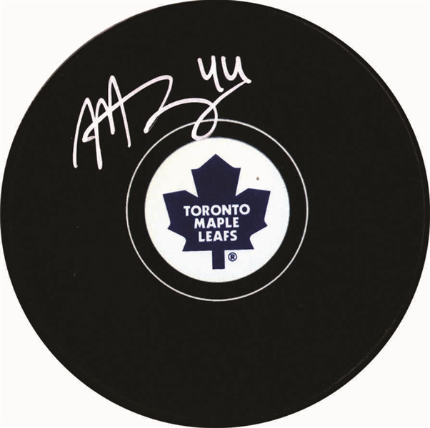 Morgan Rielly - Signed Toronto Maple Leafs Puck