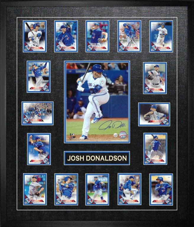 Toronto Blue Jays Diving Frameworth Josh Donaldson 8x10-Inch Photo with Pin and Plate Frame