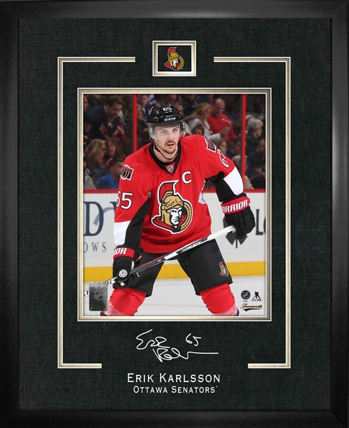 Erik Karlsson - Replica Signature Frame Ottawa Senators
