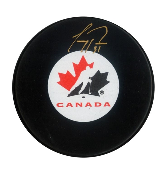 Carey Price - Signed Team Canada Logo Puck 