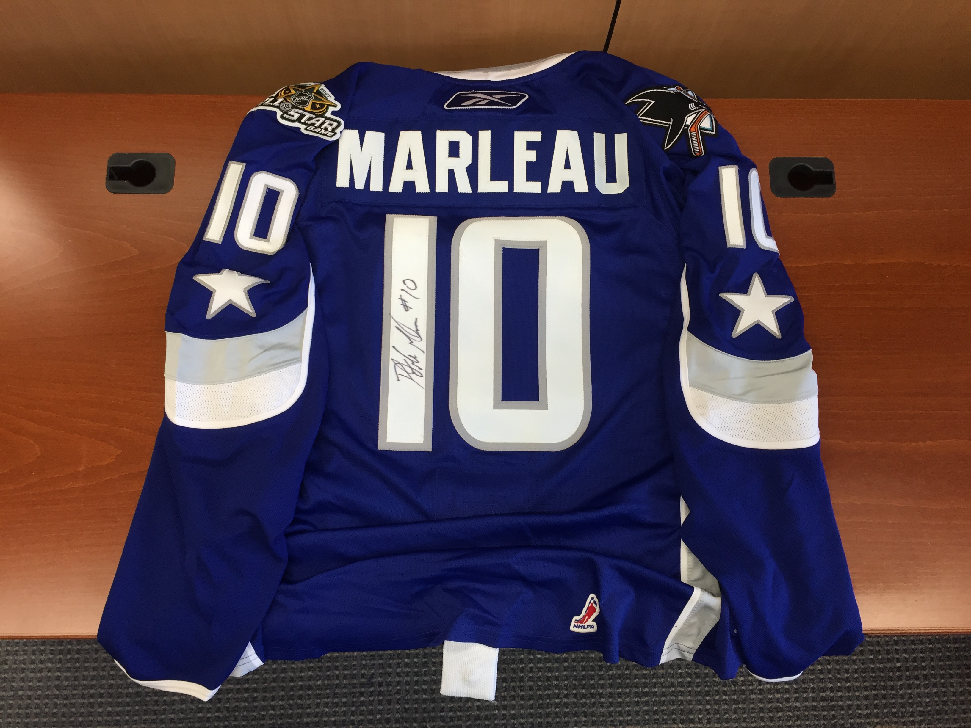 Patrick Marleau San Jose Sharks Autographed Hockey Jersey