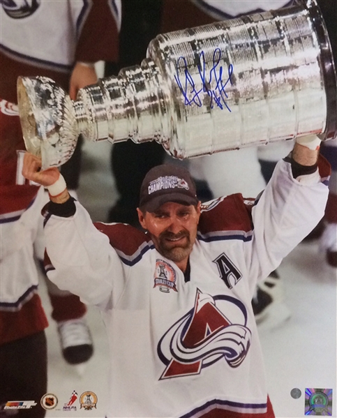 Ray Bourque Signed 16x20" Unframed Photo Colorado Avalanche Stanley Cup