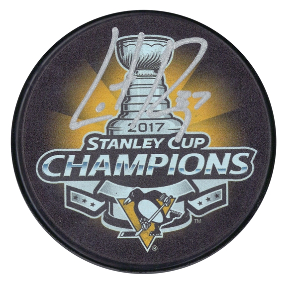 Carter Rowney Signed Puck Pittsburgh Penguins 2017 Stanley Cup Champions