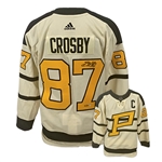 Sidney Crosby Signed Jersey Penguins Cream 2023 Winter Classic Adidas (Limited Edition of 87)