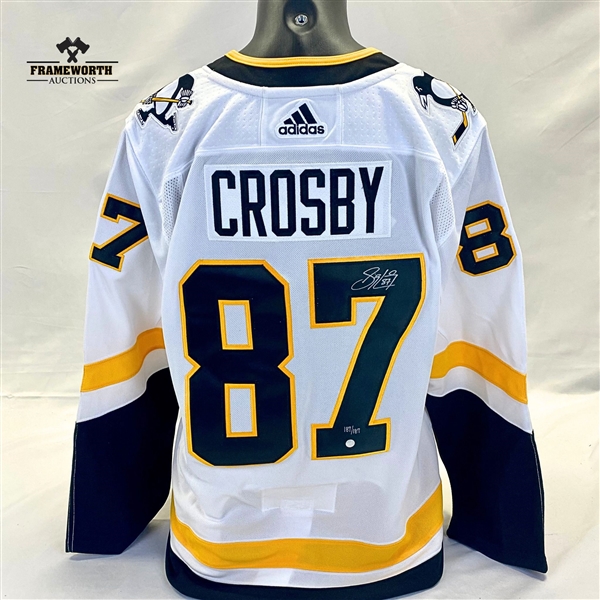 Sidney Crosby Signed Pittsburgh Penguins 2021 Reverse Retro Jersey (Limited Edition 187 of 187) 