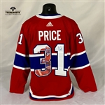 Carey Price Signed Montreal Canadiens Printed Adidas Auth. Jersey