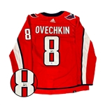 Alex Ovechkin Signed Jersey Capitals Red Adidas