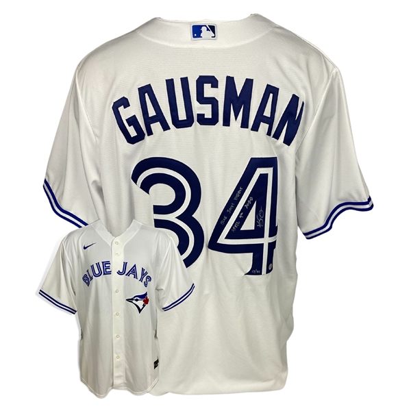 Kevin Gausman Signed Toronto Blue Jays Replica Nike White Jersey Inscribed with "Blue Jays Debut" "April 9th 2022" (Limited Edition of 34)