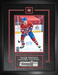 Tyler Toffoli Signed 8x10 Etched Mat Canadiens Red