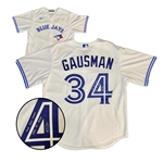 Kevin Gausman Signed Toronto Blue Jays Replica White Jersey Inscribed "Blue Jays Debut" "April 9th 2022" Limited Edition 34