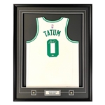 Jason Tatum Signed Framed Boston Celtics Jersey