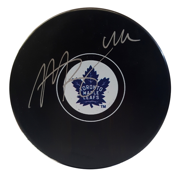 Morgan Rielly Signed Puck Leafs