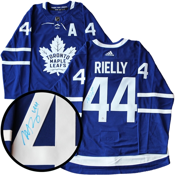 Morgan Rielly Signed Jersey Toronto Maple Leafs Blue Pro Adidas