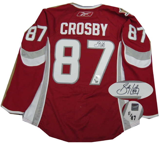 Sidney Crosby Signed Jersey 2008 All-Star Pro Reebok Jersey Limited Edition /87