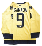 Sidney Crosby Signed 2005 World Juniors Mustard Replica Nike Jersey