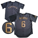 Alek Manoah Signed Toronto Blue Jays 2022 All-Star Game Replica Charcoal Nike Jersey Inscribed "1st All-Star Game" "2022" Limited Edition /66