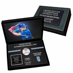 Santiago Espinal Signed Toronto Blue Jays Deluxe Baseball Case Limited to 199 