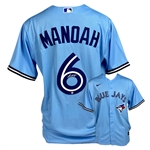 Manoah, Gausman, and Romano Signed Toronto Blue Jays Light Blue Replica Jersey Pitchers Bundle 