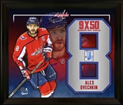 Alex Ovechkin Signed Photo Glass Framed with Embedded Signature