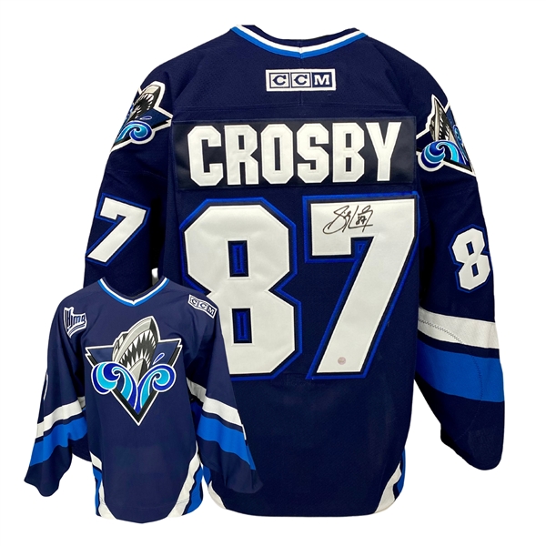 Sidney Crosby Signed Jersey Oceanic Pro CCM 
