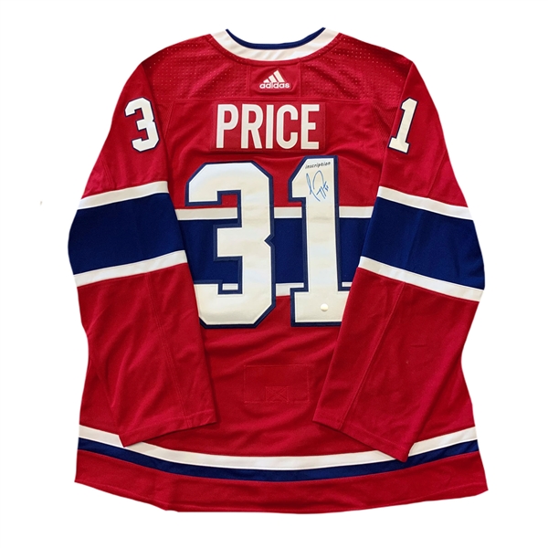 Carey Price Signed Jersey Red Adidas Canadiens **Personalized**