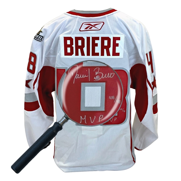 Daniel Briere Signed 2007 Eastern Conference Pro Jersey Insc MVP LE 48/48