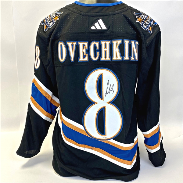 Alex Ovechkin Signed 2022 Reverse Retro Authentic Adidas Jersey 