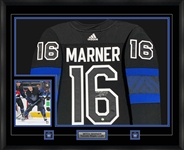 Mitch Marner Signed Framed Jersey Leafs Third Adidas