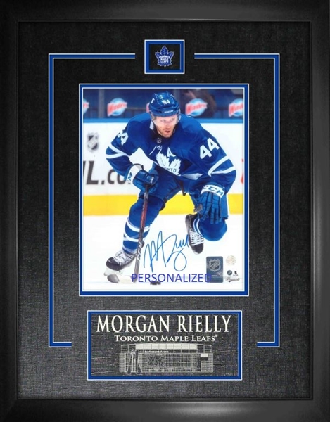 Morgan Rielly Signed Etched Mat Personalized